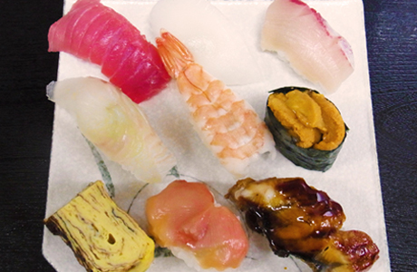 にぎり盛り合わせ|まぐろ・ふぐ満海